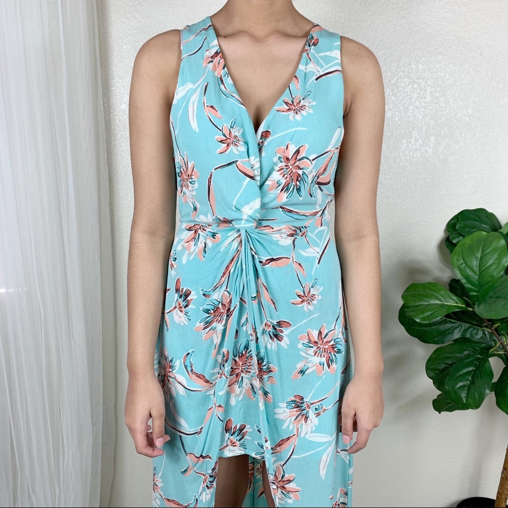 Lush Tropical Floral Dress